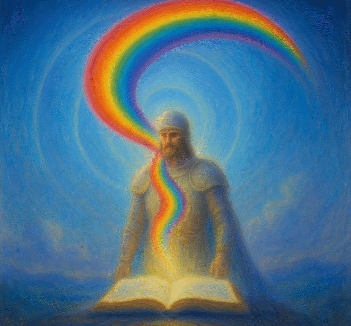 O-Cavaleiro-do-Arco-Íris-O-Mistério-do-Livro-Azul